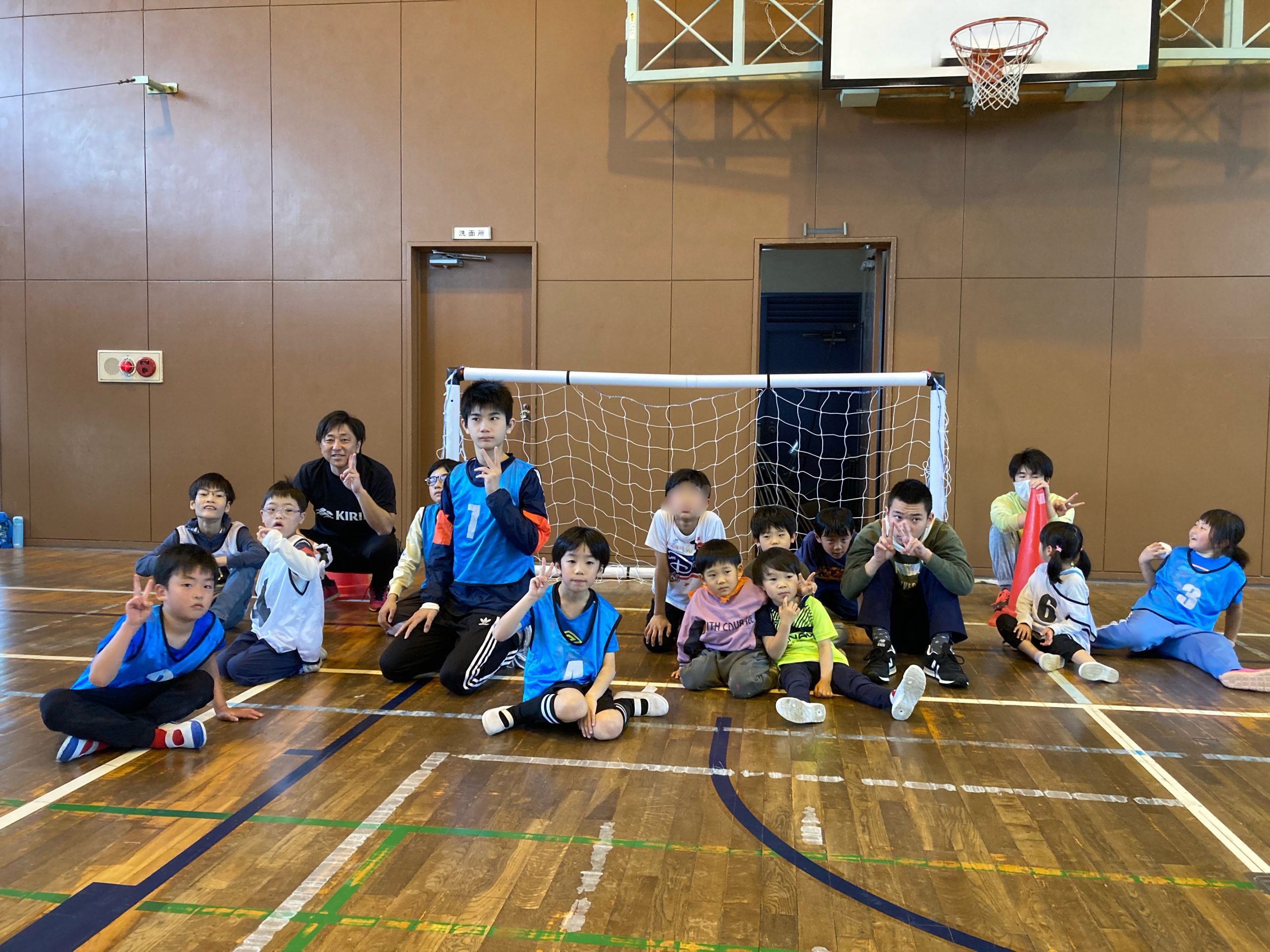 2024年4月21日　サッカー教室in松原中学校　