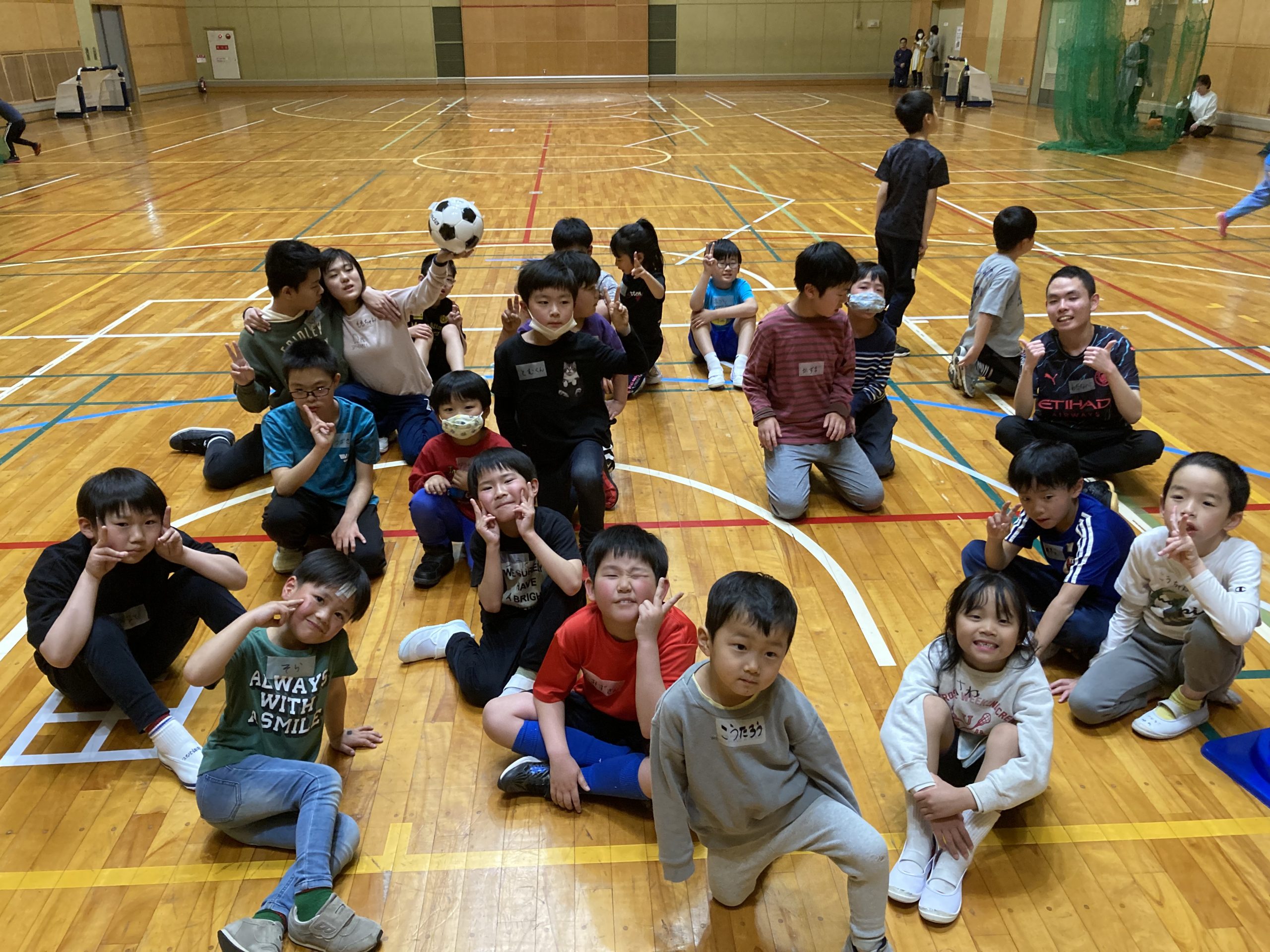 第1回　発達に課題のある子ども対象サッカー教室inファインプラザ大阪