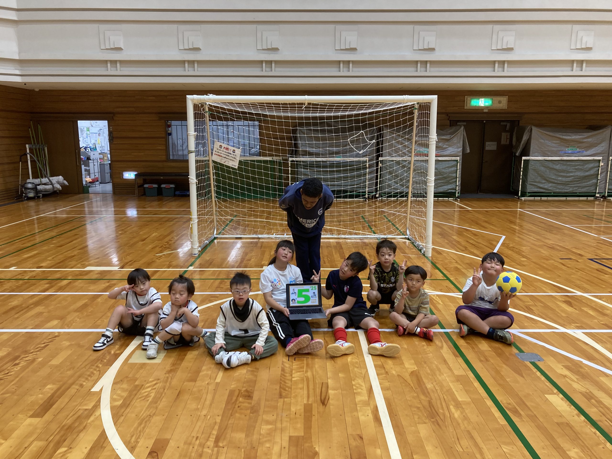 舞洲障がい者スポーツセンター　サッカー教室　2025.5.11